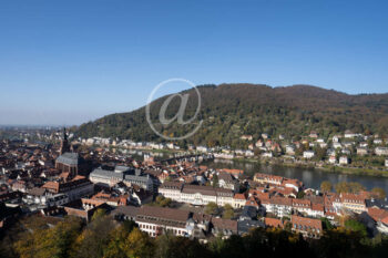 Heidelberg Altstadt vom Schloss