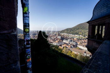 Heidelberg Altstadt vom Schloss